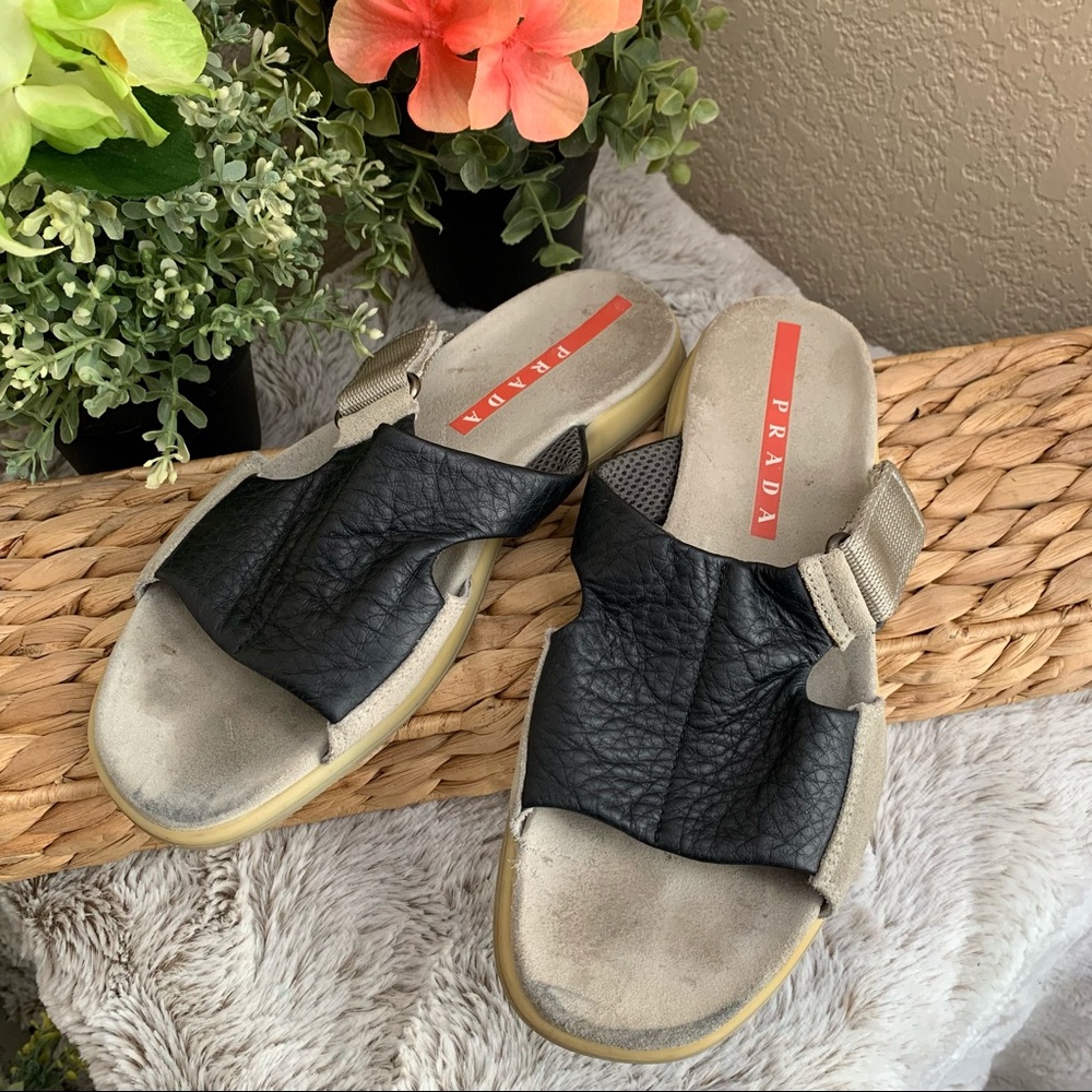 Prada slide sandals